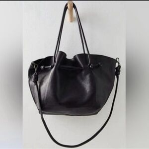 Free People Head Over Heels Black Shoulder Bag NWT